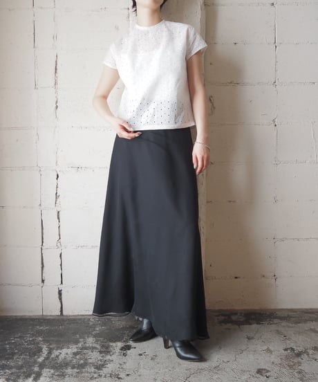 1960-70's Eyelet Embroidered Blouse WH