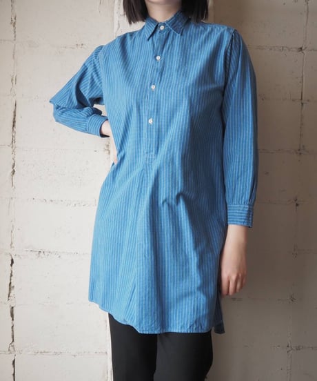 1940-50's Euro Grandpa Shirt BL GN