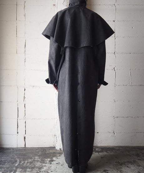 Corduroy Collar Western Coat BK