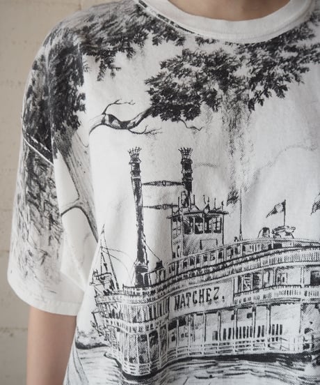 Vessel Print Tee WH