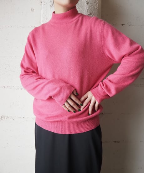 Cashmere Mock Neck Knit PI