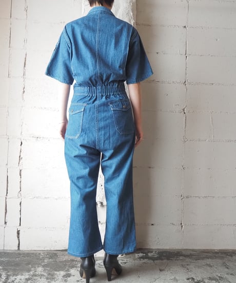 1960-70's OSHKOSH Bgosh Denim Jumpsuit BL
