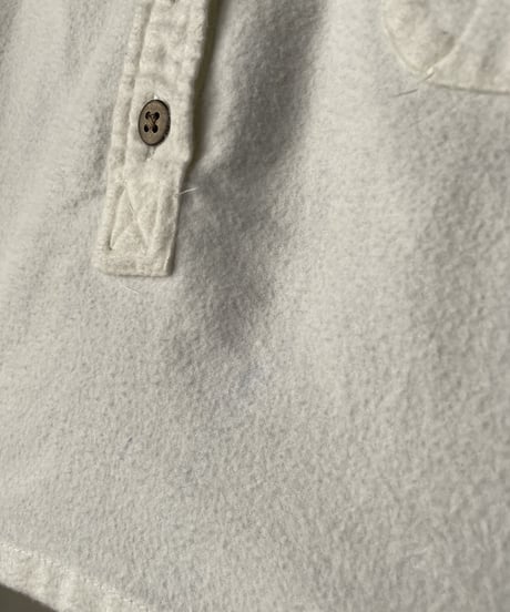 1980's EddieBauer Many Button Short Shirt WH