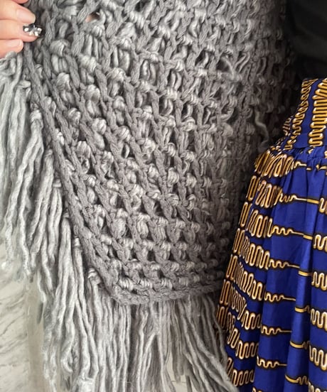 Fringe Knit Vest GR