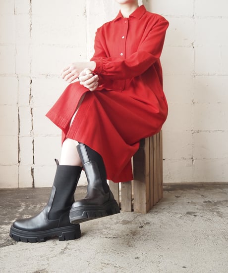 Front Button Shirt Dress RE