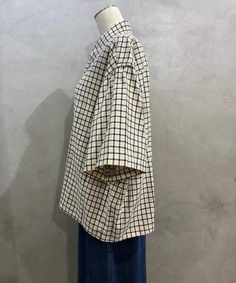 REMAKE Eddie Bauer S/S Box Shirt WHBKYE