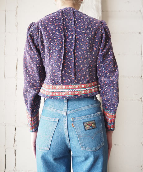 Handmade Velour Embroidery Tyrolean Tape PUR