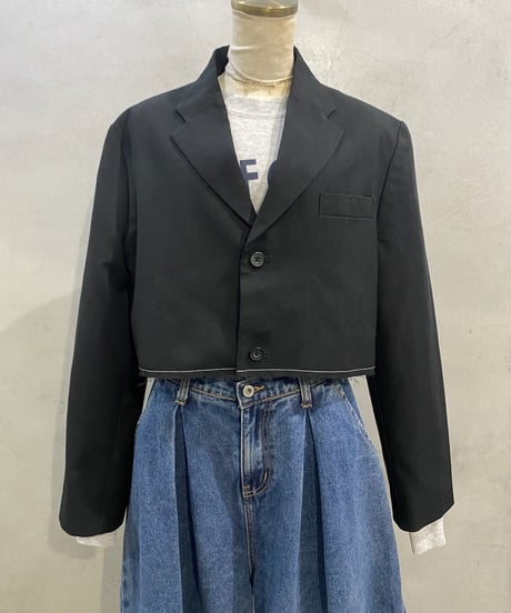 REMAKE Cutoff Tailored Jacket BK