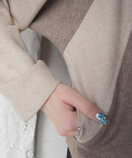 Bi-color Design Dolman Jacket BEBR