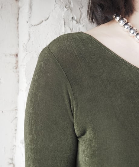 FLAX Crew Neck Cutsewn Dress KA