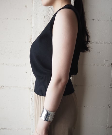 Crewneck Silk Knit BK