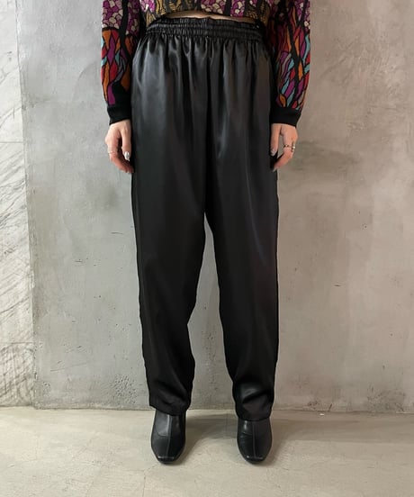 Satin Easy Pants BK