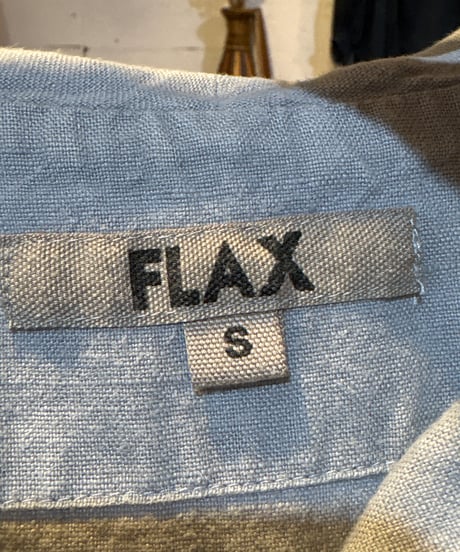 FLAX Open Collar S/S Shirt GR