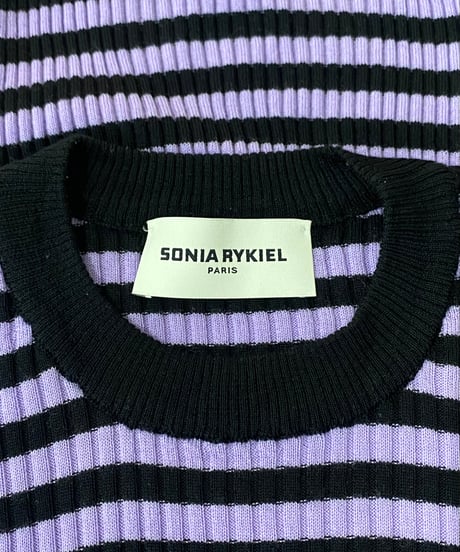 SONIA RYKIEL Border Knit PURBK