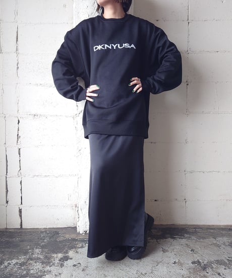 DKNY Logo Embroidery Sweat BK