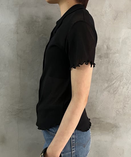 Sheer Mellow Blouse BK