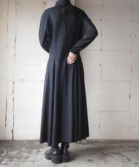 High Neck Easy Dress BK