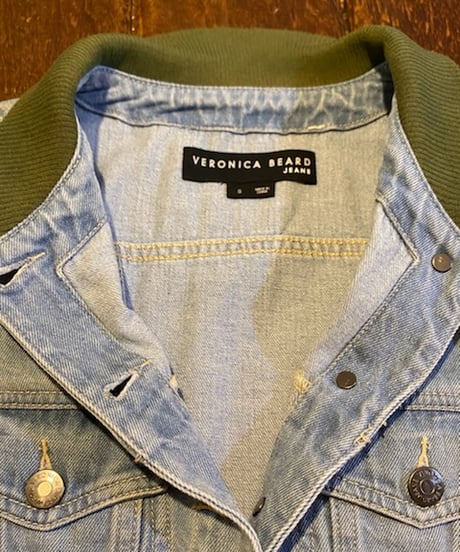 VERONICA BEARD Denim MA-1 Docking Jacket LBL KA