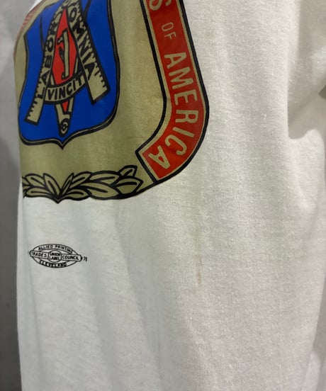 1980's American Labor Unions Print Ringer Tee WHNV