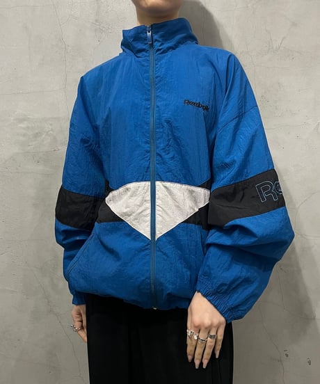 Reebok Stand Collar Nylon Jacket BLBK
