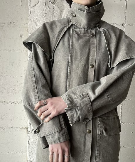 Removable Denim Duster Coat GR