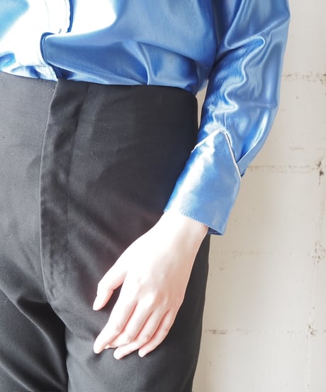 1970's Satin Western Shirt BL