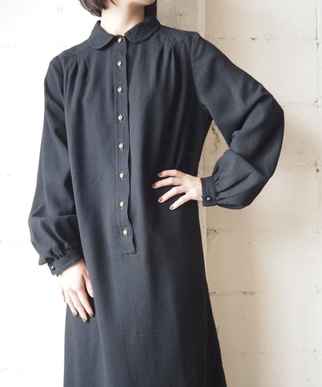 Button Shirt Dress BK