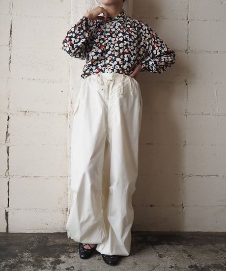 1980's Paint Pattern Blouse  BKWH