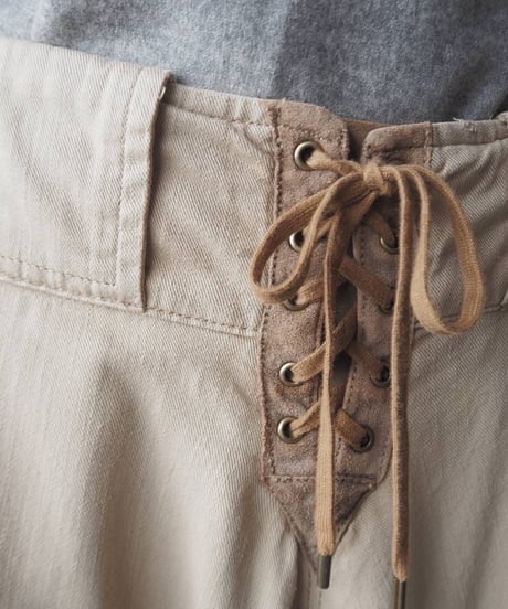 Ralph Lauren Laceup Flared Skirt BE