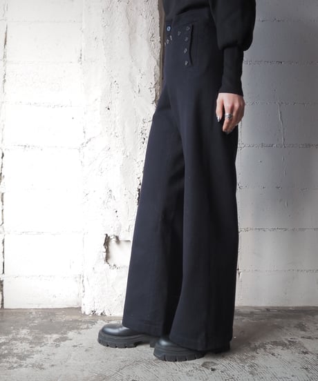 Back Laceup Sailor Pants BK