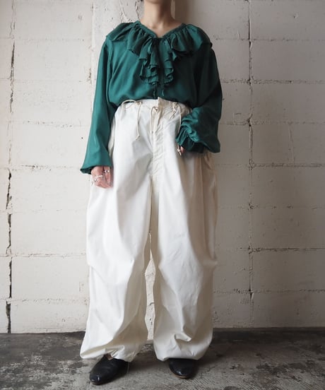 Frill Collar Silk Blouse GR