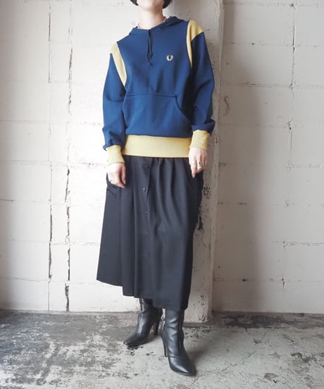 1970-80's FRED PERRY Bicolor Hoodie BL YE