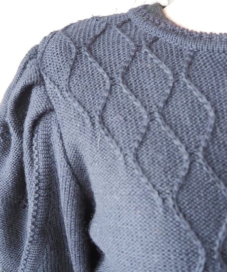 Volume Sleeve Tyrolean Cardigan NV