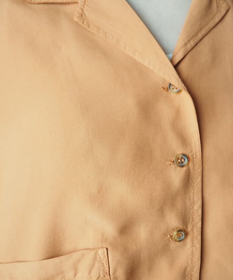 Open Collar Short Shirt OR