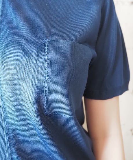 1970's Short Sleeve Collar Cardigan BL