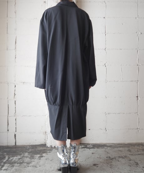 1980’s  Open Collar Double Breasted Dress