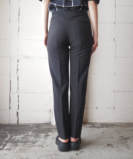 JIL SANDER Center Pressed Slacks Pants BK