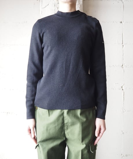 SAINT JAMES Shoulder Button Knit BK