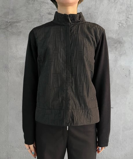 Burberry Switching Zip Up Jacket BK