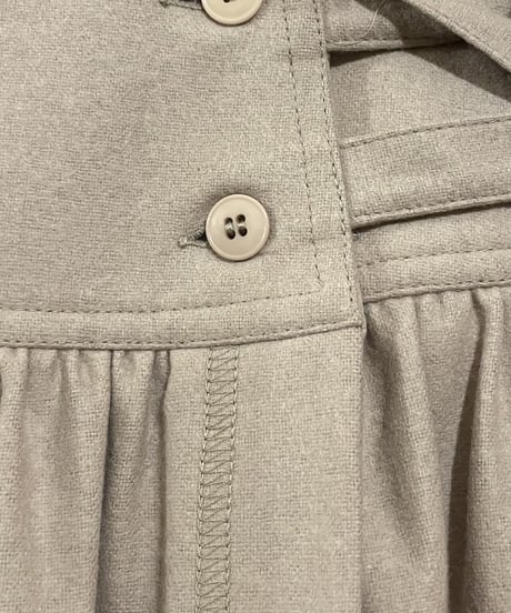 Belt Design Flared Skirt LBE