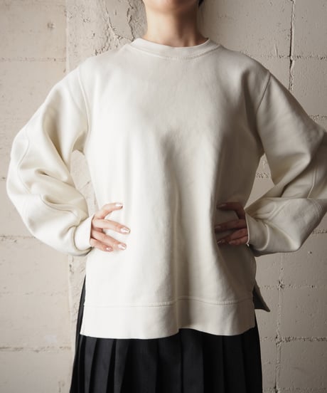 GANNI Side Slit Sweat WH