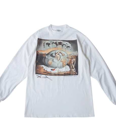 1990's Dead Stock USA Salvador Dali Tee新人類の誕生を見つめる地政学の子供