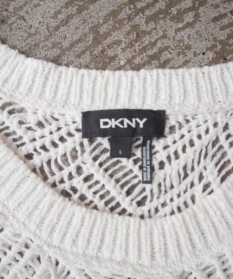 DKNY Crochet Knit WH