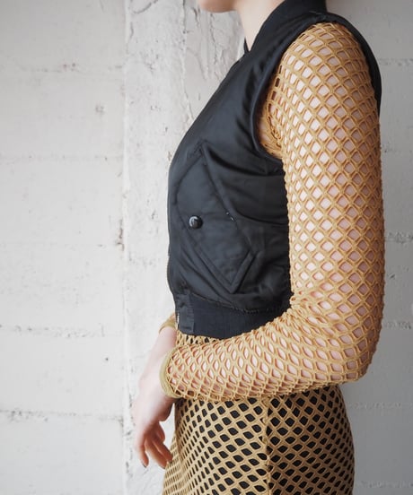 Remake Short MA-1 Vest BK