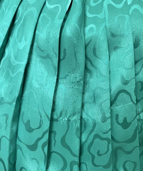 Shadow Pattern Pleated Design Dress GN