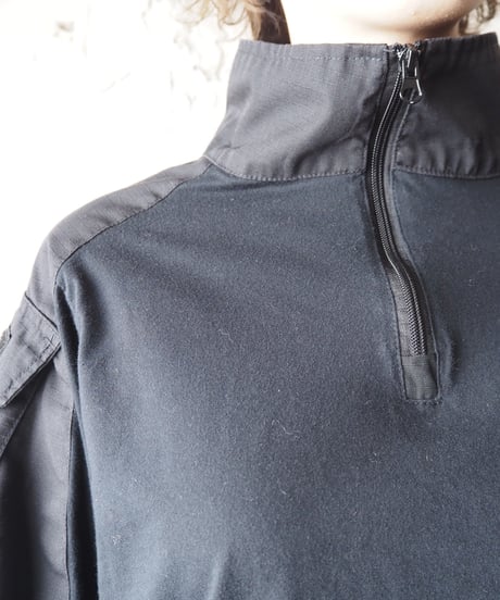 High Neck Halfzip  Tops BK