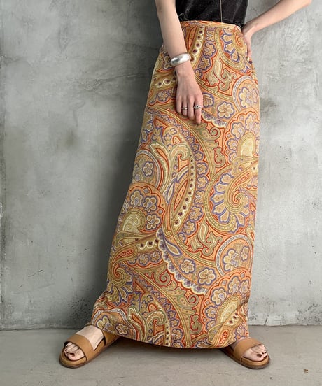 Paisley Pattern Psychedelic Tight Skirt BEOR