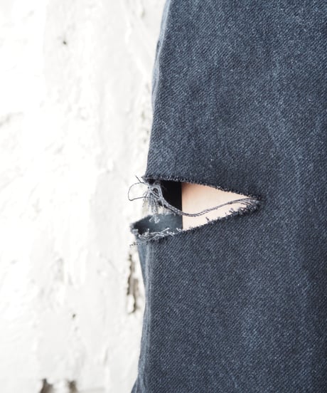 Remake Levi's 550 Slashed Denim BK