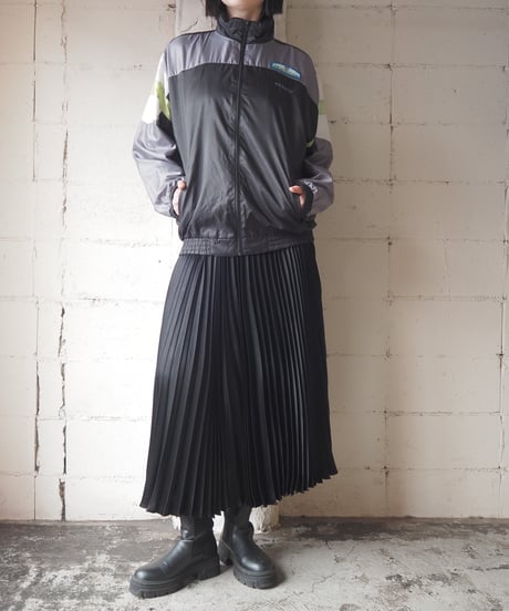 adidas Stand Collar Nylon Jacket GR BK YE