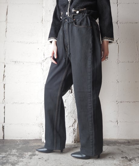 Levi's 505 Piece Dyeing Drawstring Big Denim BK